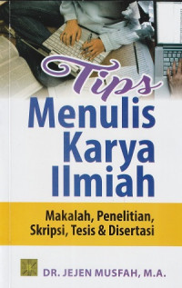 Image of Tips Menulis Karya Ilmiah